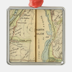 Somers, New York 2 Metal Ornament