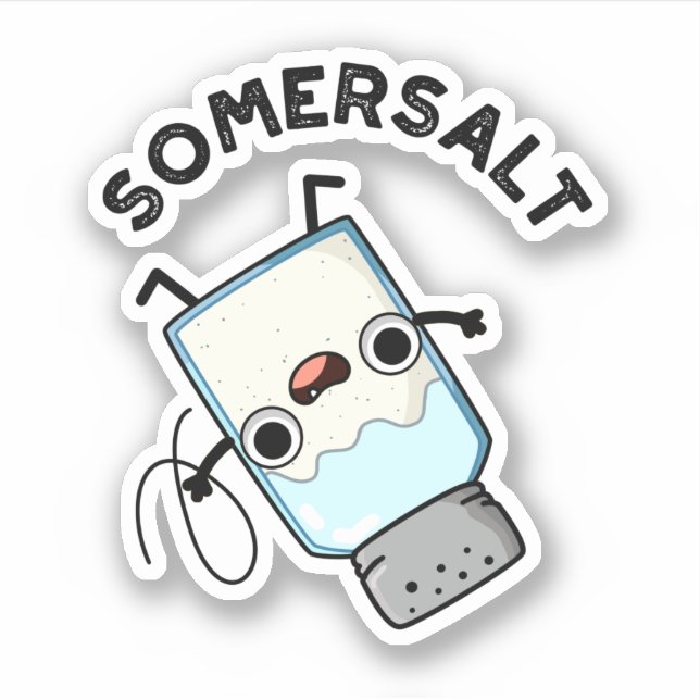Somersalt Funny Somersault Salt Pun (Front)