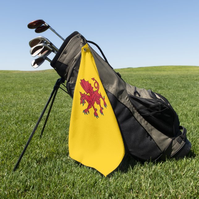 Somerset county flag golf towel (Green)