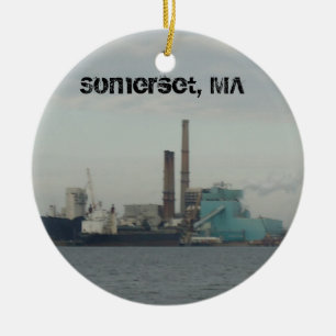 Somerset, MA Ceramic Ornament