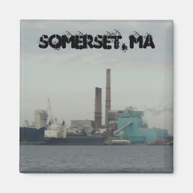 Somerset, MA Magnet (Front)