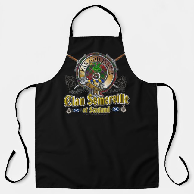 Somerville Clan Badge Apron (Front)