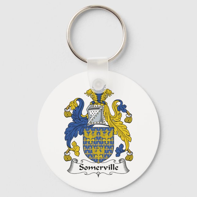 Somerville Family Crest Keychain (Front)