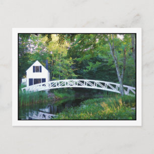 Somesville Footbridge Postcard