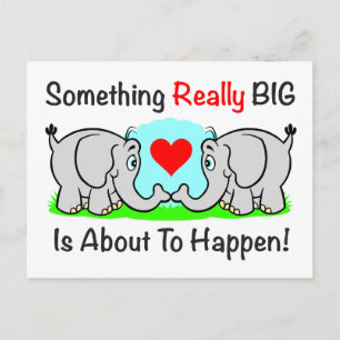 "Something Big" Postcard