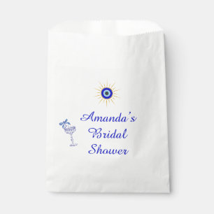 Something Blue and Greek Bridal Shower Favour Bag