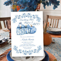 Something Blue before I Boo Pumpkin Bridal Shower