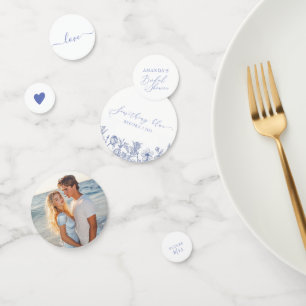 Something Blue Before I do Bridal Shower Confetti