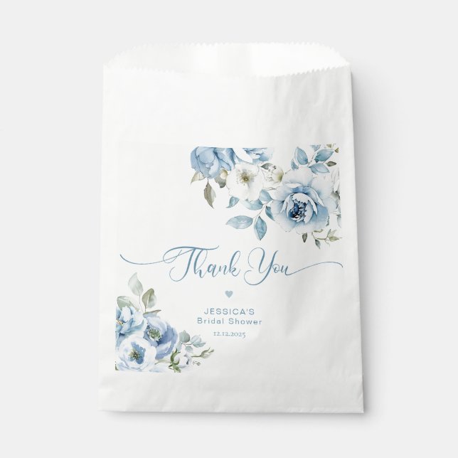 Something blue before I do bridal shower Favour Bag (Front)