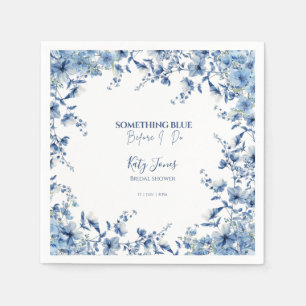 Something Blue Before I Do Bridal Shower Napkin