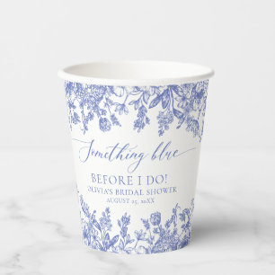 Something blue before I do Bridal Shower Paper cup