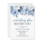 Something Blue Before I Do Floral Bridal Shower