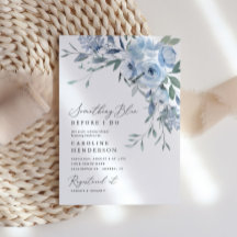 Something Blue Before I Do Floral Bridal Shower