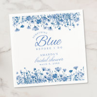 Something Blue Before I Do Floral Bridal Shower