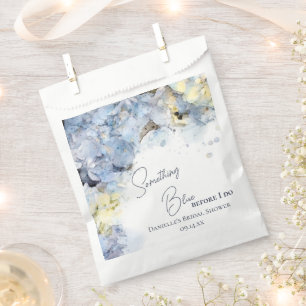 Something Blue Before I Do Hydrangea Bridal Shower Favour Bag