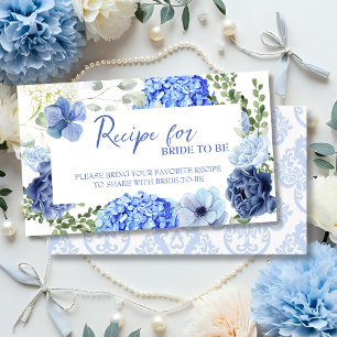 Something blue before i do recipe for the bride enclosure card