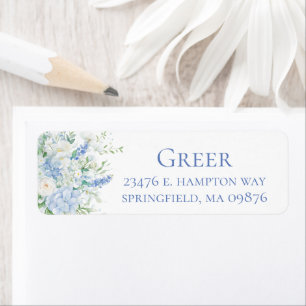 Something Blue Before I Do Return Address Labels