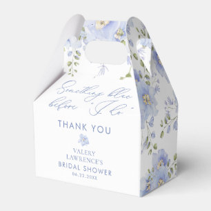 Something Blue Bfore I Do Bridal Shower Favor Box