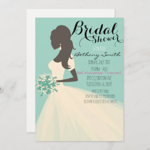 Something Blue Bridal shower invitation