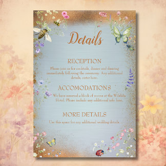 Something Blue Enclosure Card
