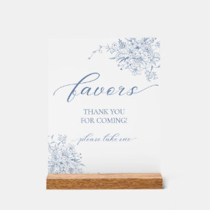 Something Blue Favour Acrylic Sign