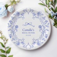Something Blue Floral Bridal Shower