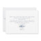 Something Blue Floral Bridal Shower Thank You Card