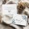 Something Blue Floral Bridal Shower Thank You Card