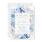 Something Blue Floral Frame Bridal Shower