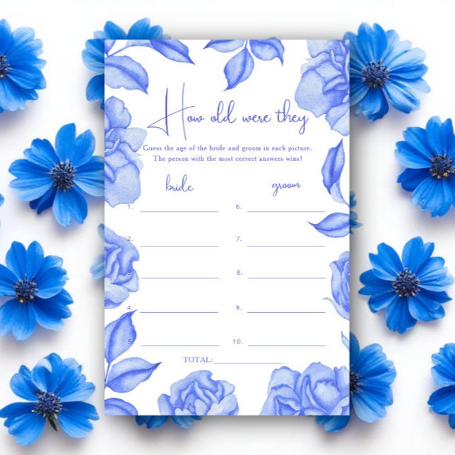 Something Blue Floral How old were they bridal (Creator Uploaded)