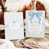 Something Blue for Bride Blue Bow Bridal Shower