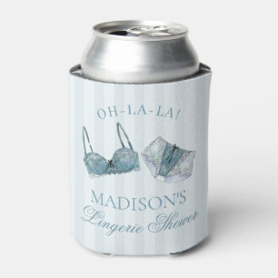 Something Blue Lingerie Shower Bachelorette Favour Can Cooler