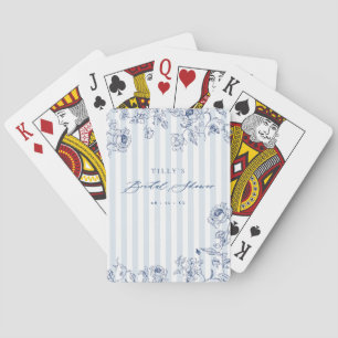 Something Blue Playing Cards Bridal Shower Game