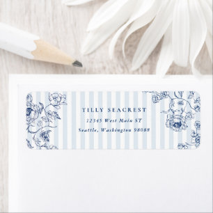 Something Blue Return Address Labels Sticker