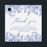 Something Blue Victorian Floral Bridal Shower Favour Tags<br><div class="desc">Something Blue Victorian Floral Bridal Shower</div>