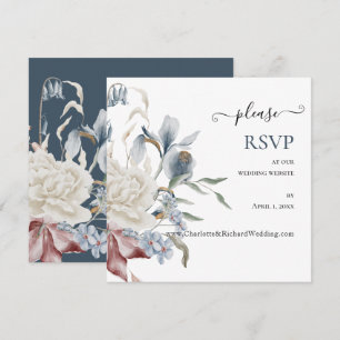 SOMETHING BLUE,  Wedding Website RSVP  