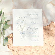 Something Blue Wildflower Budget Bridal Shower