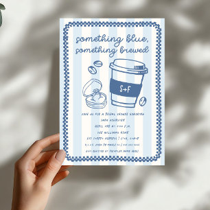 Something Brewed Coffee Bridal Shower Invitation