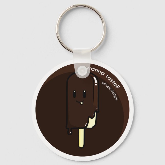 Something Chocolately Keychain (Front)