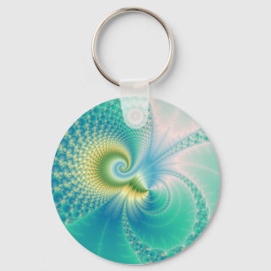 Something Fishy - Fractal Art Keychain