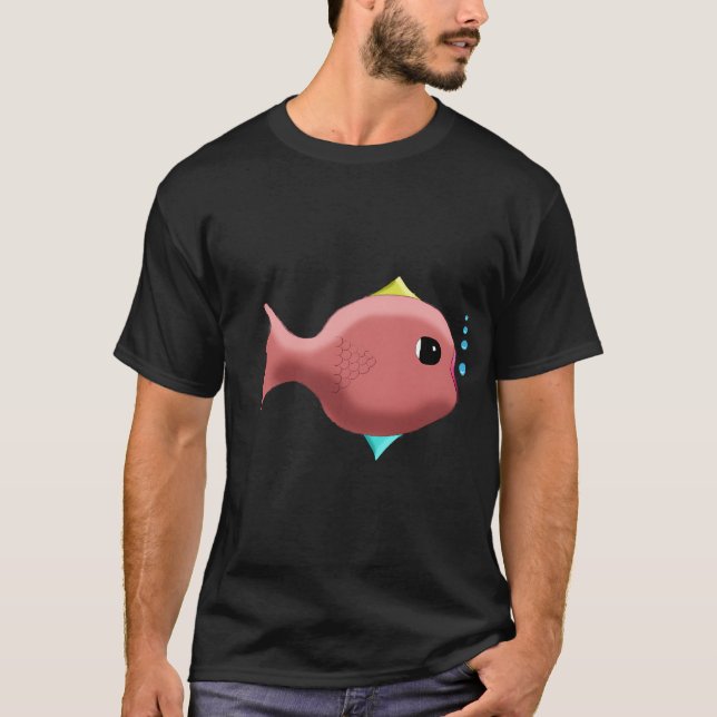 Something fishy transparent background T-Shirt (Front)