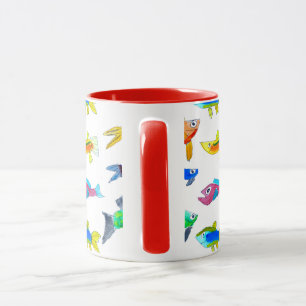 "Something Fishy" Watercolor Mug