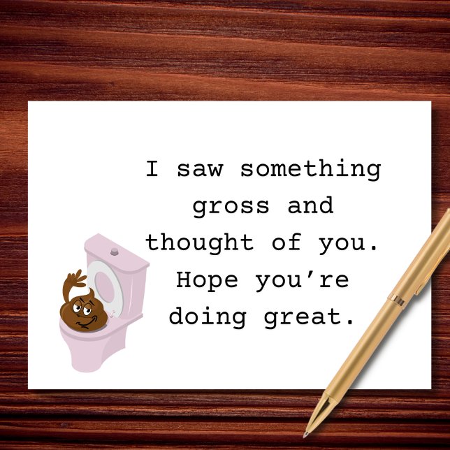 Something Gross Reminded Me Of You Card (Creator Uploaded)