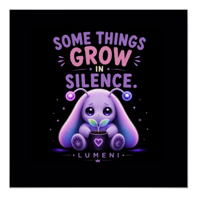 Something Grows in Silence  Poster (Front)