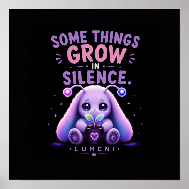 Something Grows in Silence  Poster (Front)