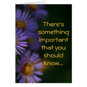 Something Important Card