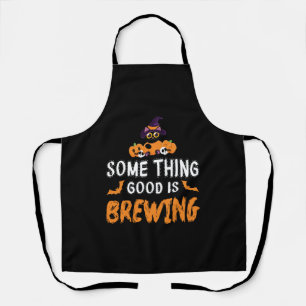 Something is Brewing Halloween Funny Apron