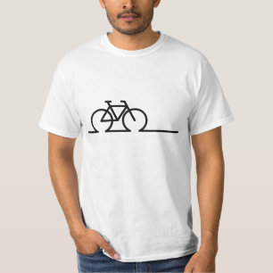 Something line drawing. E-bike race and MTB bicycl T-Shirt