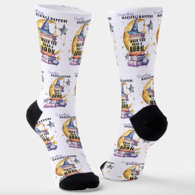 Something Magical Happens When You Read A Book  Socks (Creator Uploaded)