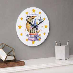 Something Magical Happens When You Read Large Clock